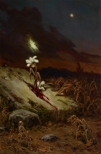 Tomb of a Suicide [1900] by Wilhelm Kotarbinski [1849–1921]